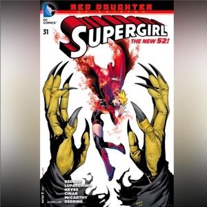 DC Comics Supergirl #31 Supergirl featuring The Red Lantern